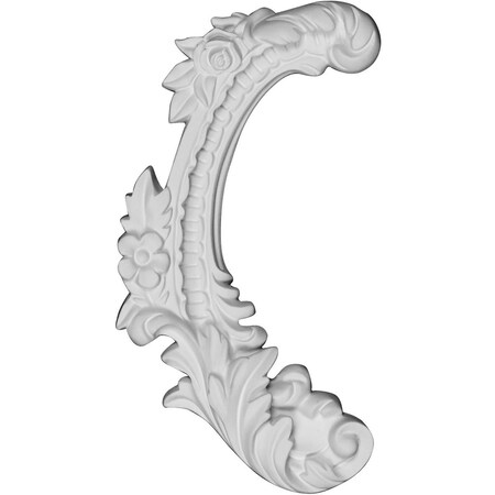 Ekena Millwork 4 1/2"W x 8 5/8"H x 1"P Zadlo Onlay, Left ONL04X08X01ZA-L